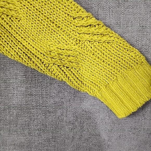 Vans Womens Yellow Knit Long Sleeve Fashion Sweater NWT Size Small - Picture 9 of 16